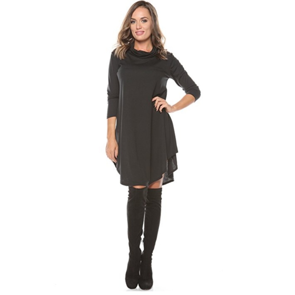 New Black XL T-Shirt Dress